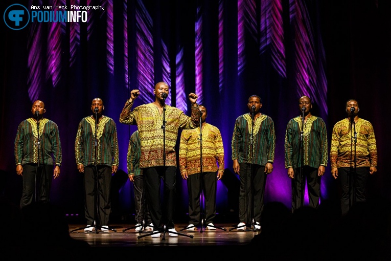 Ladysmith Black Mambazo op Ladysmith Black Mambazo - 11/05 - TivoliVredenburg foto