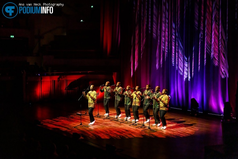 Ladysmith Black Mambazo op Ladysmith Black Mambazo - 11/05 - TivoliVredenburg foto