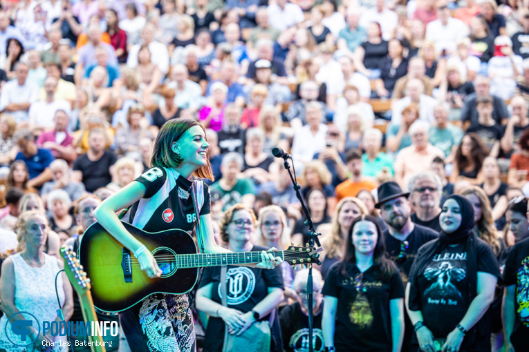 Inge Lamboo op Zuiderpark Live: Floor Jansen - 07/09 - Zuiderparktheater foto