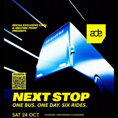Rijdende ADE Bus pendelt tussen Haarlem en Amsterdam met o.a. Secret Cinema en Dimitri